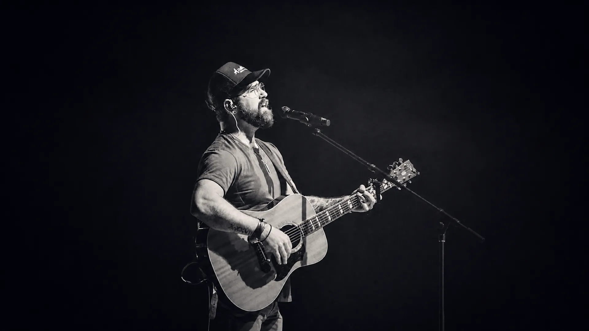 Patrick Scott on stage